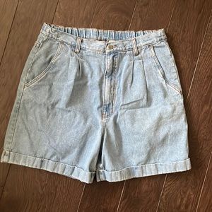 Bill Blass Vintage High Waisted Denim Shorts